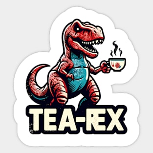 Tea-rex Sticker